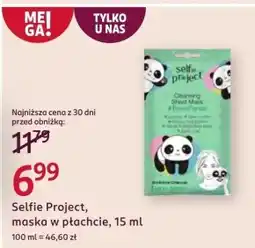 Rossmann Maska do twarzy Selfie project oferta