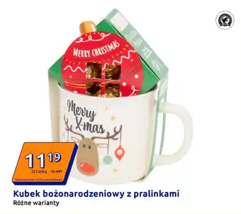 Action Kubek bożonarodzeniowy z pralinakami oferta
