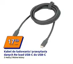 Action Kabel do ładowania i przesyłania danych Re-load USB-C do USB-C 2 metry oferta