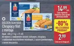 ALDI Filety z mintaja w panierce sosem pomidorowym i mozzarellą Golden Seafood oferta