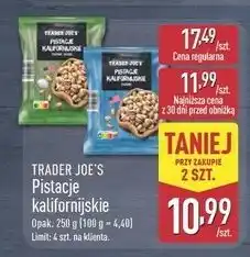 ALDI Pistacje kalifornijskie prażone solone Trader Joe's oferta