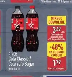 ALDI Napój cola zero River oferta