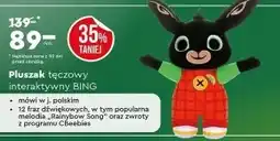 Biedronka Interaktywny pluszak Bing oferta
