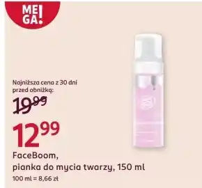 Rossmann Pianka do mycia FaceBoom oferta