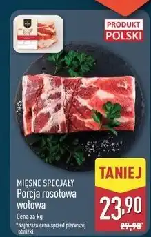 ALDI Porcja rosołowa wołowa Mięsne Specjały Zawsze Świeże (Aldi) oferta