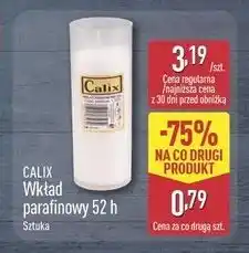 ALDI Wkład parafinowy do znicza 52 h Calix oferta