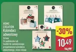 ALDI Kalendarz adwentowy torebki Home Creation oferta