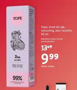 Rossmann Krem do rąk Yope oferta