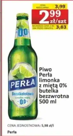 Marmax Piwo Perła limonka z miętą 0% Perła oferta