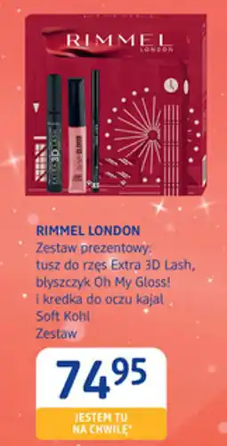 dm drogerie markt Rimmel london zestaw prezentowy: tusz do rzęs extra 3d lash, błyszczyk oh my gloss! oferta