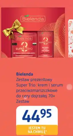 dm drogerie markt Bielenda Zestaw prezentowy Super Trio: krem i serum przeciwzmarszczkowe do cery dojrzałej 70+ oferta