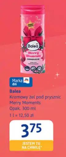 dm drogerie markt Balea Kremowy żel pod prysznic Merry Moments oferta