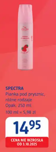 dm drogerie markt Spectra pianka pod prysznic oferta