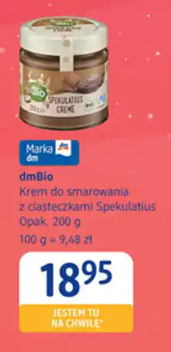 dm drogerie markt dmBio Krem do smarowania z ciasteczkami Spekulatius oferta