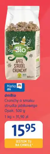 dm drogerie markt dmBio Crunchy o smaku strudla jabłkowego oferta