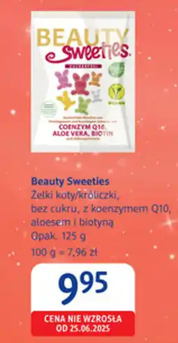 dm drogerie markt Beauty Sweeties żelki koty/króliczki, bez cukru, z koenzymem Q10, aloesem i biotyną oferta
