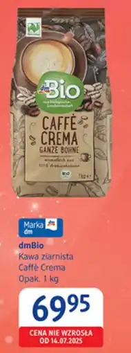dm drogerie markt dmBio Kawa ziarnista Caffè Crema oferta