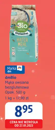 dm drogerie markt dmBio Mąka owsiana bezglutenowa oferta