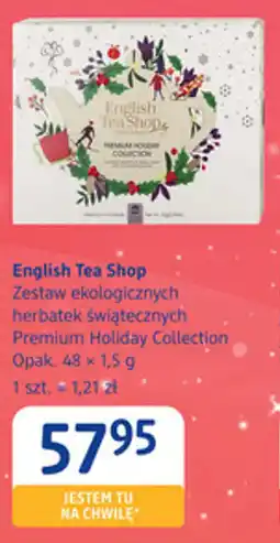 dm drogerie markt English Tea Shop Zestaw ekologicznych herbatek świątecznych Premium Holiday Collection oferta