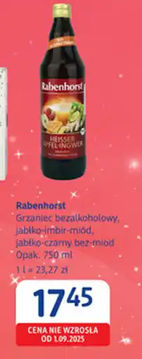dm drogerie markt Rabenhorst Grzaniec bezalkoholowy, jabłko-imbir-miód, jabłko-czarny bez-miód oferta