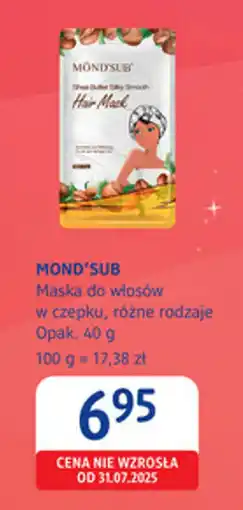 dm drogerie markt Mond'sub maska do włosów w czepku oferta