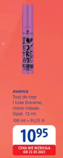 dm drogerie markt Essence tusz do rzęs i love extreme oferta