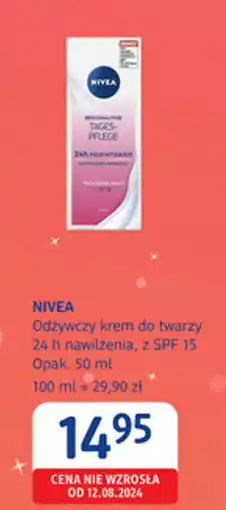 dm drogerie markt Nivea odżywczy krem do twarzy 24 h nawilżenia, z spf 15 oferta