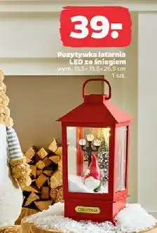 Netto Pozytywka latarnia led ze śniegiem oferta