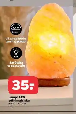 Netto Lampa led sól himalajska 11 x 17 cm oferta