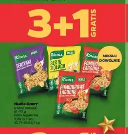 Netto Pomidorowe pikantne Knorr Nudle oferta