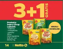Netto Paluchy musztarda i miód Lajkonik Dobry Chrup oferta