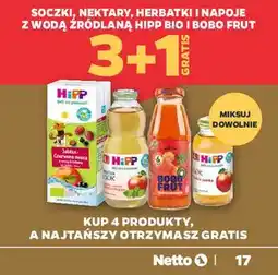 Netto Sok jabłko marchew brzoskwinia winogrona Bobo Frut oferta