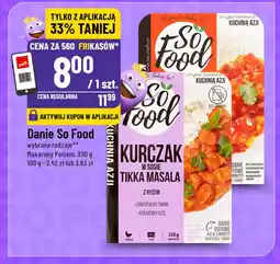 Polomarket Danie So Food Kurczak w sosie Tikka Masala z ryżem oferta