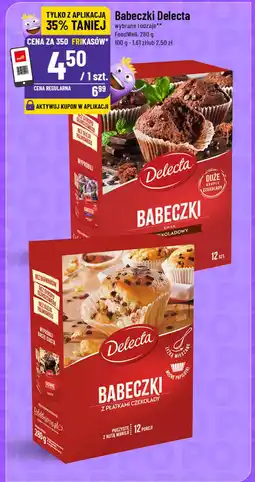 Polomarket Babeczki Delecta (czekoladowe i z płatkami czekolady) oferta
