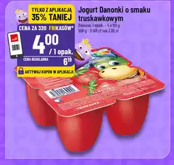Polomarket Jogurt Danonki o smaku truskawkowym oferta
