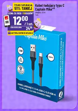 Polomarket Kabel ładujący typu C Captain Mike oferta