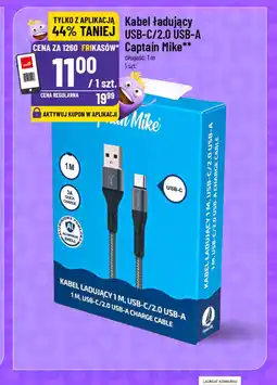 Polomarket Kabel ładujący USB-C/2.0 USB-A Captain Mike oferta