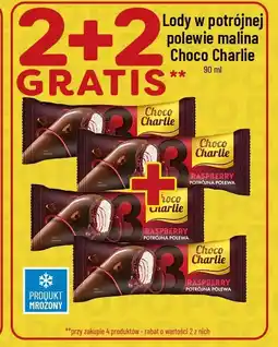 Polomarket Lody w potrójnej polewie malina Choco Charlie (90 ml) oferta
