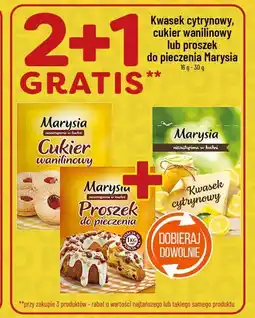 Polomarket Kwasek cytrynowy, cukier wanilinowy lub proszek do pieczenia Marysia oferta