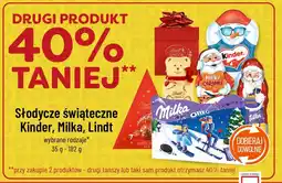 Polomarket Słodycze świąteczne Kinder, Milka, Lindt (wybrane rodzaje) oferta