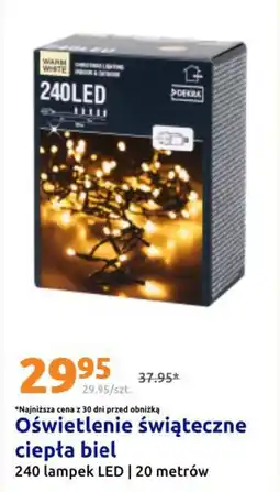 Action Oświetlenie świąteczne ciepła biel oferta