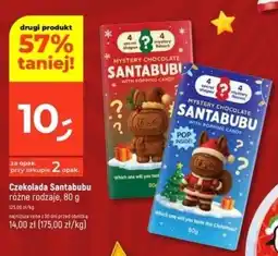 Dealz Czekolada Santabubu różne rodzaje, 80 g oferta