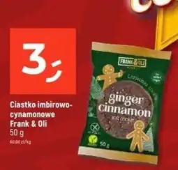 Dealz Ciastko imbirowo-cynamonowe Frank & Oli 50g oferta