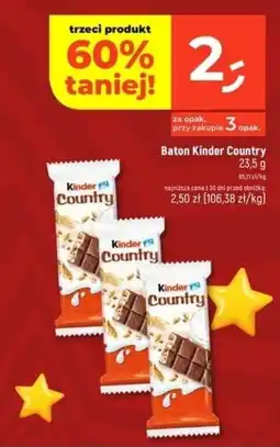 Dealz Baton Kinder Country 23,5g oferta