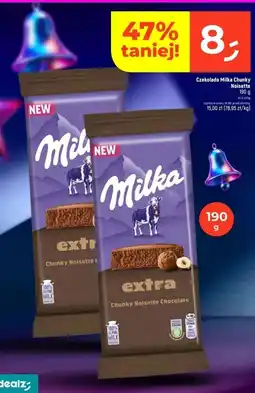 Dealz Czekolada Milka Chunky Noisette oferta