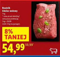 Lidl Udziec wołowy Rzeźnik oferta