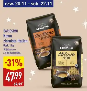 Kawa ziarnista Milano Crema BARISSIMO
