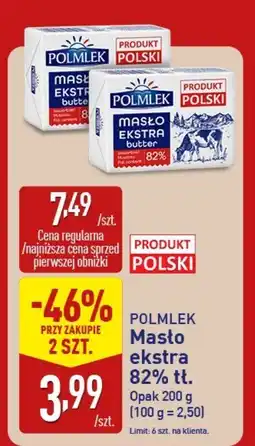 ALDI Masło ekstra 82% tłuszczu POLMLEK oferta