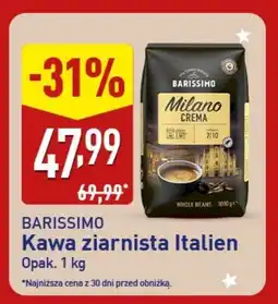 ALDI Kawa ziarnista Italier BARISSIMO oferta
