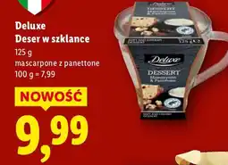 Lidl Deser w szklance mascarpone z panettone Deluxe oferta